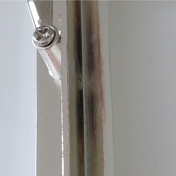 Vintage Photo Frame Silver Tone With Stand #1051 - Picture 13 of 14